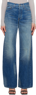 Синие широкие джинсы AMIRI