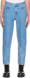 Синие прямые джинсы Martin A.P.C.