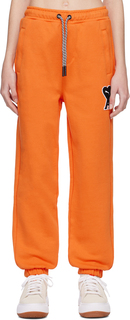 Оранжевые брюки Puma Edition Lounge AMI Alexandre Mattiussi