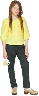 Детская желтая блузка Anastide Bonpoint