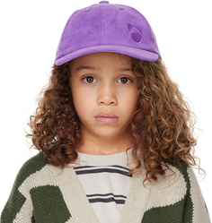 Детская фиолетовая вельветовая кепка Main Story