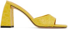 Желтые туфли без задника Michele BY FAR