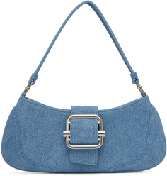 Маленькая синяя сумка из брокле OSOI