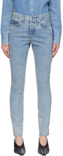 Синие джинсовые джинсы WARDROBE.NYC