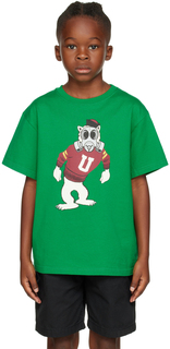 Детская зеленая университетская футболка Undercover
