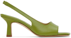 Зеленые босоножки на каблуке Juno Aeyde