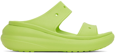 Зеленые сандалии Crush Crocs