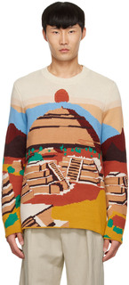 Разноцветный кашемировый свитер Gabriela Hearst
