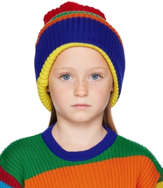 Детская шапка в разноцветную полоску M’A Kids
