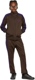 Детская коричневая спортивная куртка SSENSE Exclusive NEEDLES