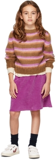 Детский свитер в полоску из мохера Longlivethequeen