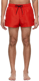 Красные плавки с логотипом Versace Underwear