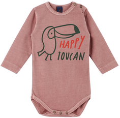 Красный детский комбинезон Happy Toucan Bonmot Organic