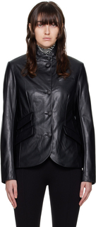 Черная куртка из искусственной кожи Slade rag &amp; bone