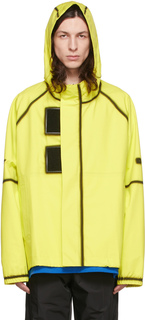 Желтая нейлоновая куртка Givenchy