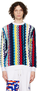 Разноцветный свитер с узором шеврон Missoni