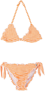 Детское оранжево-белое бикини Neola Molo
