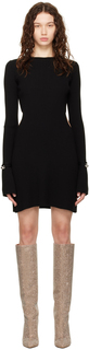 Черное мини-платье с вырезом MACH &amp; MACH