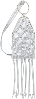 Серебряная сумка-браслет для особых случаев GANNI
