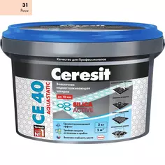 Затирка Ceresit CE 40 аквастатик (роса 31)
