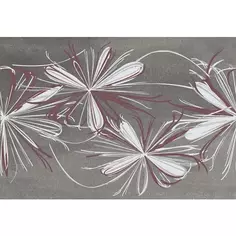 Декор Azori Sonnet Grey Flower 20,1x50,5