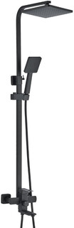 Душевая система 220 мм WesnaArt Kubus KUB13-314Black