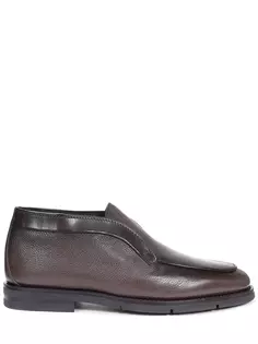 Ботинки кожаные на меху Santoni
