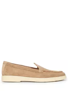Лоферы замшевые Santoni