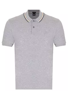 Поло Slim Fit хлопковое Boss
