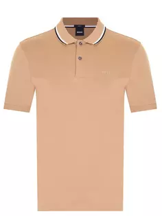 Поло Slim Fit хлопковое Boss