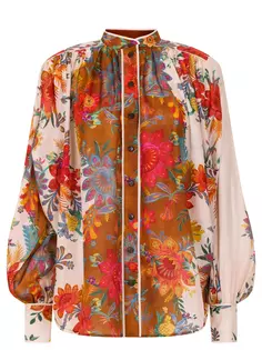 Блуза шелковая Zimmermann