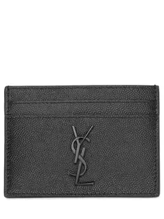 Кардхолдер кожаный Saint Laurent