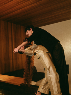 Брюки из шелка Mulberry 12 STOREEZ