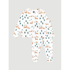 Домашняя одежда Mjolk Пижама с рисунком на манжетах
