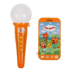 Электронные игрушки Умка Музыкальный телефон и микрофон Три Кота Umka