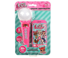 Электронные игрушки Умка Набор музыкальных игрушек ЛОЛ Телефончик-микрофончик Umka