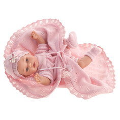 Куклы и одежда для кукол Munecas Antonio Juan Кукла шарнирная Лючия в розовом мягконабивная 29 см