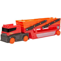Машины Mattel Машина автовоз Mega Hauler с хранилищем для 50 машинок
