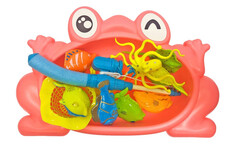Игрушки для ванны Sharktoys Рыбалка Лягушка на ножках