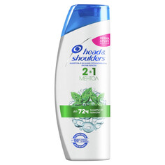 Косметика для мамы Head & Shoulders Шампунь и бальзам-ополаскиватель 2 в 1 против перхоти Ментол 200 мл