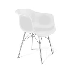 Стул SHT-ST31/S64 белый / хром лак Bravo