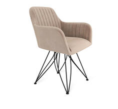 Стул Sheffilton SHT-ST38-1/S113 латте/чёрный муар Bravo