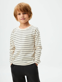 Лонгслив оверсайз в полоску детский