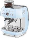 Кофеварка эспрессо Smeg EGF03PBEU, цвет пастельный голубой