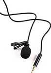 Микрофон петличный mObility mini, jack 3.5mm, черный
