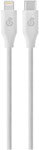 Кабель uBear Life Cable USB Type-C - Lightning 1.2 м, белый (DC11WH12LF-CL)