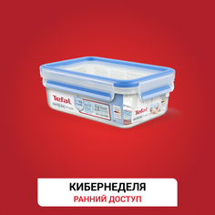 Контейнер для еды прямоугольный 0.8 л MasterSeal пластик K3021812 Tefal