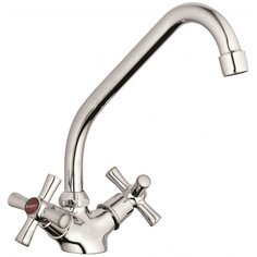 Смеситель для кухни, G.lauf, с кран-буксой, хром, QMT4-A722 Glauf