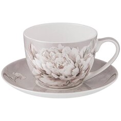 Чайная пара фарфор, 2 предмета, на 1 персону, 330 мл, Lefard, White Flower, 415-2136
