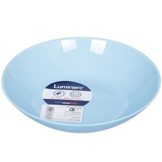 Тарелка суповая, стекло, 20 см, круглая, Diwali Light Blue, Luminarc, P2021, голубая